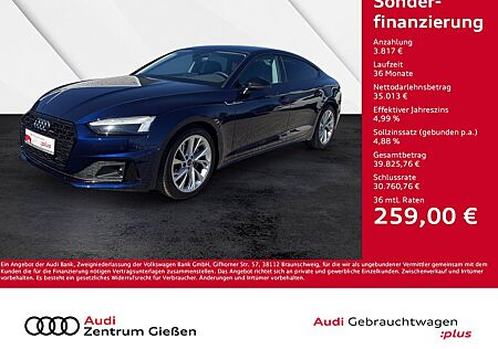 Audi A5 Sportback 40 TDI advanced black MATRIX PANO