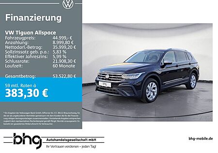 VW Tiguan Allspace Volkswagen Life 1,5 l TSI OPF 110 k W 7-Gan