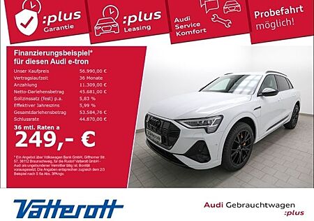 Audi e-tron 55 S line black edition AVILOO 98% TechSel. Matrix