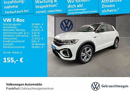 VW T-Roc Volkswagen 2.0 TDI DSG R-Line Navi AHK LED Heckleuchten Sitzheizung Leichtmetallfelgen