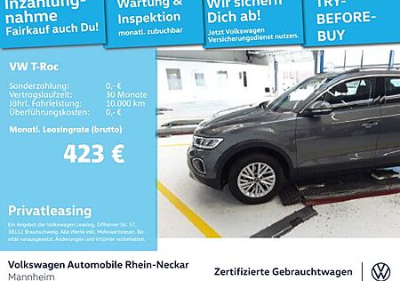 VW T-Roc Volkswagen 1.5 TSI Life DSG Navi AHK LED uvm