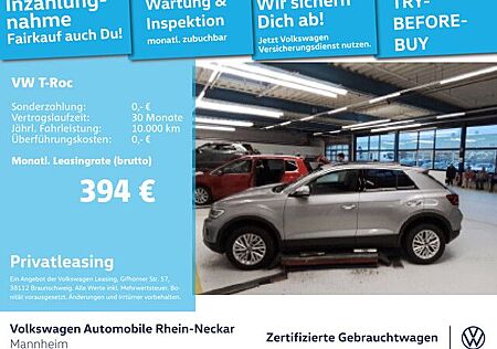 VW T-Roc Volkswagen 1.5 TSI Life DSG Gar.2028 Navi PDC LED uvm