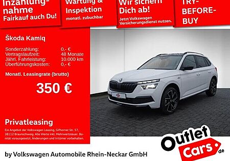 Skoda Kamiq Monte Carlo 1.0 TSI Pano AHK ACC uvm