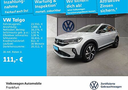 VW Taigo Volkswagen 1.0 TSI DSG Style Navi LED Heckleuchten Sitzheizung Leichtmetallfelgen