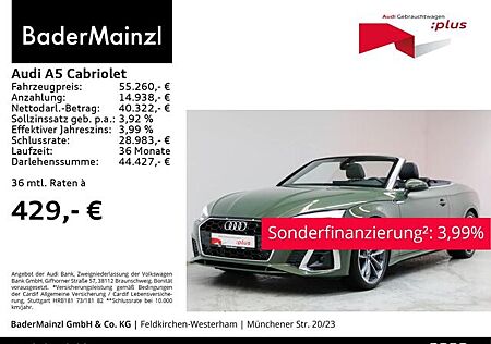 Audi A5 Cabriolet 40 TDI S tronic S line AHK Matrix