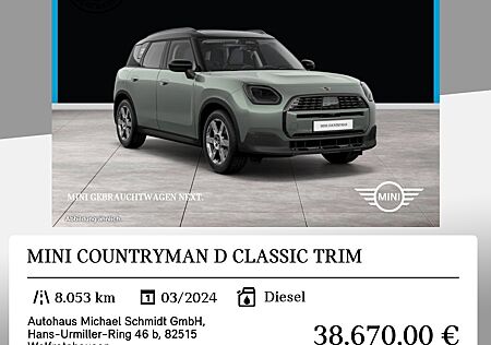 Mini One D Countryman Countryman D