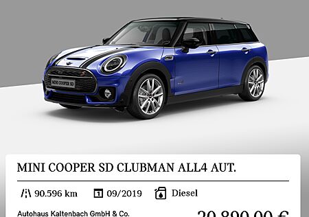 Mini Cooper SD Clubman ALL4 Aut.