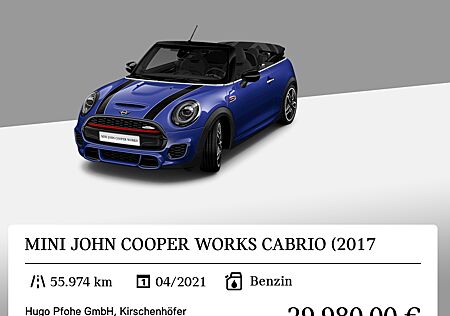 Mini John Cooper Works Cabrio (2017
