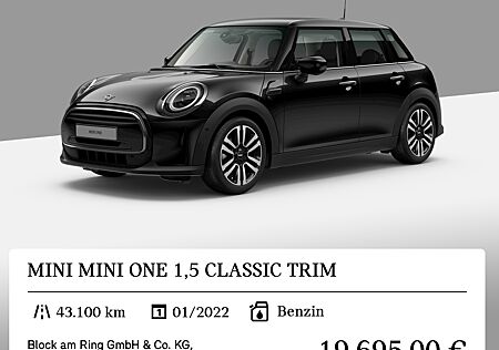 Mini ONE 1,5 Classic Trim