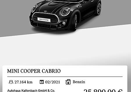 Mini Cooper Cabrio