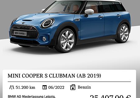 Mini Cooper S CLUBMAN (AB 2019)