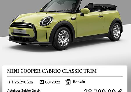 Mini Cooper Cabrio