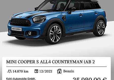 Mini Cooper S ALL4 Countryman (ab 2