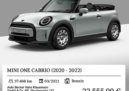 Mini ONE Cabrio (2020 - 2022)