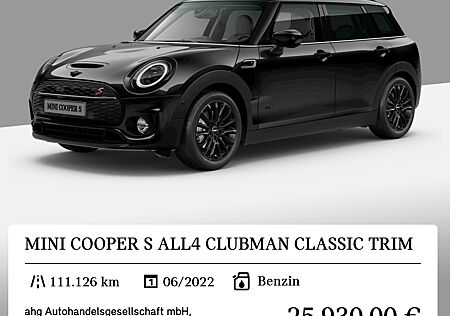 Mini Cooper S ALL4 Clubman