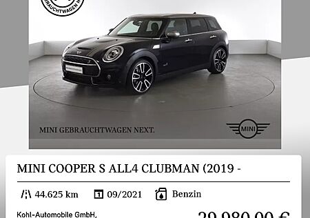 Mini Cooper S ALL4 Clubman (2019 -