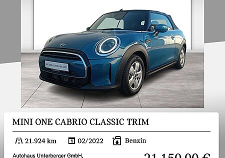Mini ONE Cabrio