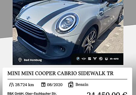 Mini Cooper Cabrio Sidewalk Tr