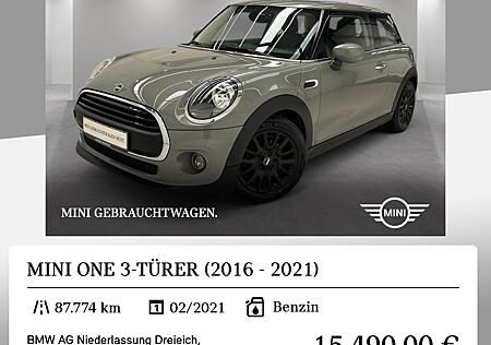 Mini ONE 3-TÜRER (2016 - 2021)