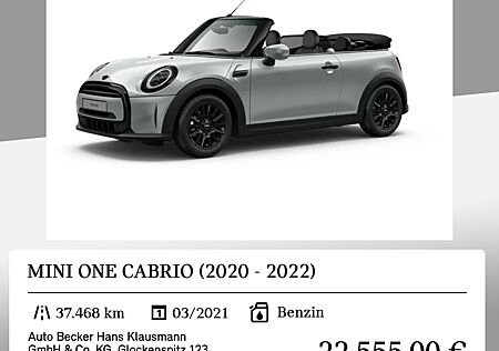 Mini ONE Cabrio (2020 - 2022)