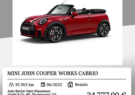 Mini John Cooper Works Cabrio