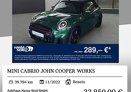 Mini John Cooper Works Cabrio
