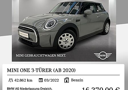 Mini ONE 3-TÜRER (AB 2020)