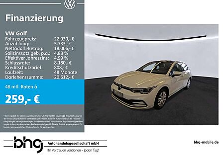 VW Golf Volkswagen 1.5 TSI Life Rückfahrkamera `Rear View`