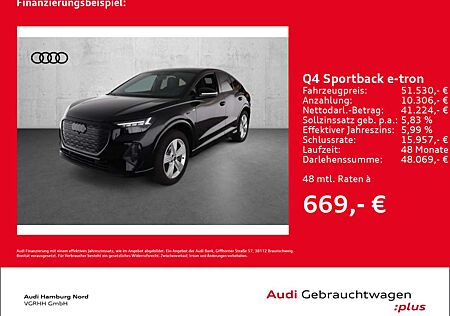 Audi Q4 e-tron Q4 Sportback 45 e-tron quattro S line Edition