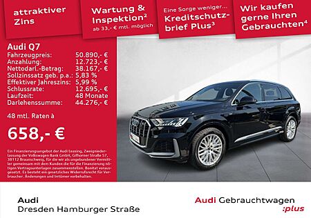 Audi Q7 55TFSI e S line quattro Matrix air suspension