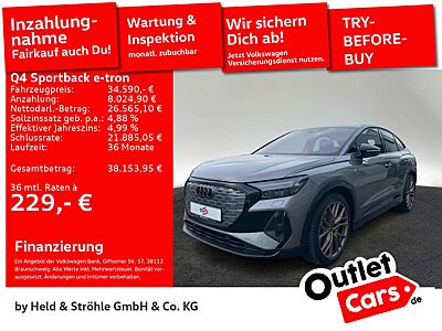 Audi Q4 e-tron 50 quattro S line PANO HuD