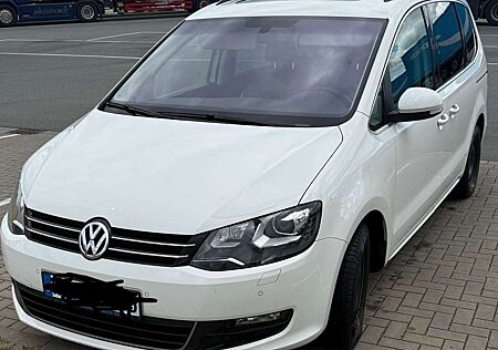 VW Sharan Volkswagen 2.0 TDI Blue Motion AHK SHZ Panormadach
