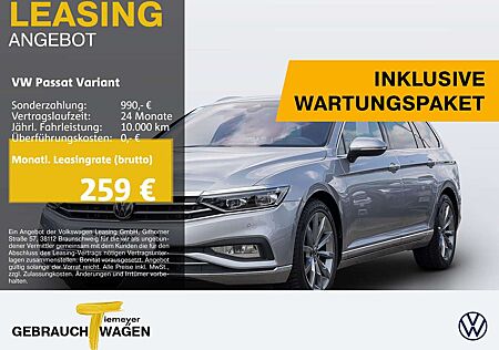 VW Passat Variant Volkswagen 2.0 TDI 4M ELEGANCE LEDER HuD ST.