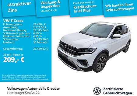 VW T-Cross Volkswagen Style 1.0 TSI IQ.LIGHT KAMERA APP TRAVEL