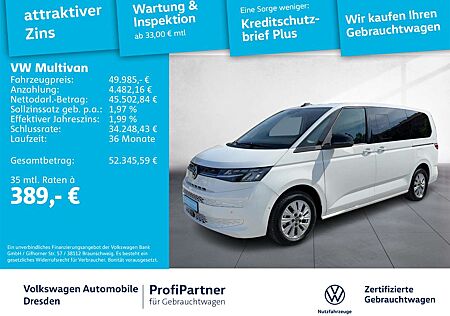 VW T7 Multivan Volkswagen Life LANG LED NAV AHZV ACC SIDE 1,99