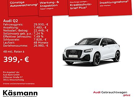 Audi Q2 30TFSI S line AHK SHZ GRA