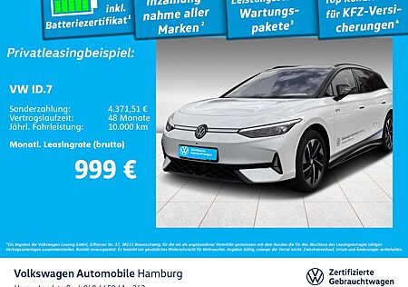 VW ID.7 Volkswagen Tourer GTX 4Motion Navi AHK CarPlay Sitzhzg