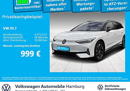 VW ID.7 Volkswagen Tourer GTX 4Motion Navi AHK CarPlay Sitzhzg