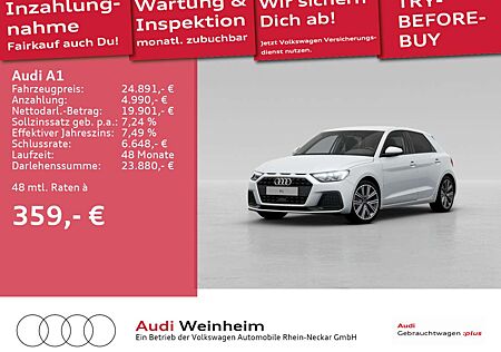 Audi A1 Spportback 25 TFSI Gar.2029 LED plus S-Tronic