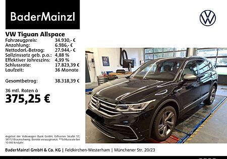 VW Tiguan Volkswagen Allspace 2.0 TDI 4M DSG R-Line AHK Leder