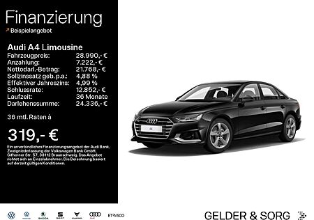 Audi A4 advanced 35 TDI Navi*PDC*DAB*LED*GR