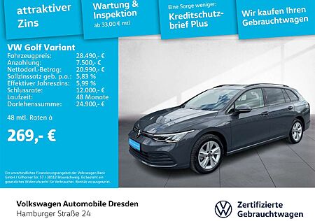 VW Golf Variant Volkswagen Golf VIII Variant Life 1.5 eTSI DSG STHZG KAMERA