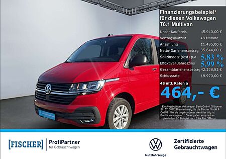 VW T6 Volkswagen .1 Multivan 2.0TDI DSG Family AHK PDC Rear View SHZ ACC