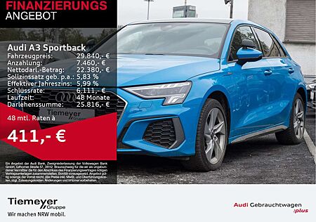 Audi A3 40 TFSIe 2 x S LINE PANO LED VIRTUA