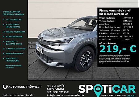 Citroën C4 Citroen Hybrid 110 e-DSC6 You EU6e Digitales Cockpit LED A