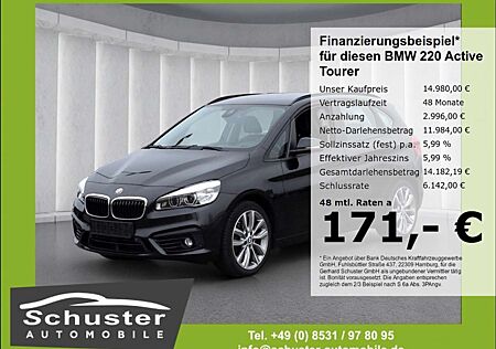 BMW 220 Active Tourer d xDrive SportLine*AHK LED 18*