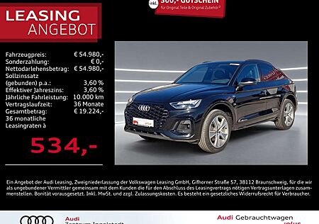 Audi Q5 Sportback 45 TFSI qu S line PANO ACC AHK 20"