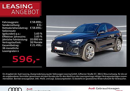 Audi Q5 Sportback 45 TFSI qu S line PANO ACC AHK 20"