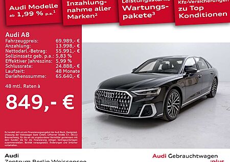 Audi A8 Lang 50 TDI TIPT*AHK*PANO*STANDHZ*HUD*LEDER*