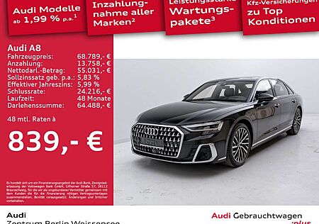 Audi A8 Lang 50 TDI TIPT*AHK*PANO*STANDHZ*HUD*LEDER*